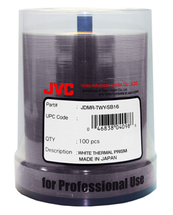 JVC Taiyo Yuden White Thermal DVD